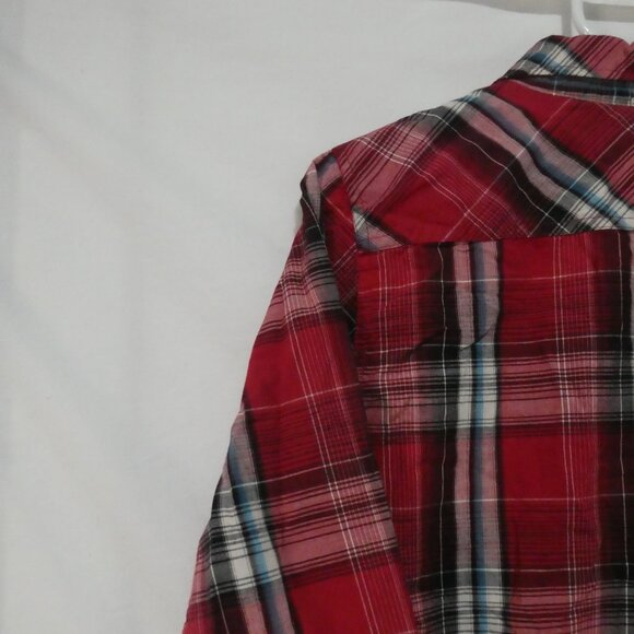 LEVI'S | medium 10-12 years | Casual Plaid Button-Up Shirt | 2 Pockets | NWOT - Picture 9 of 14